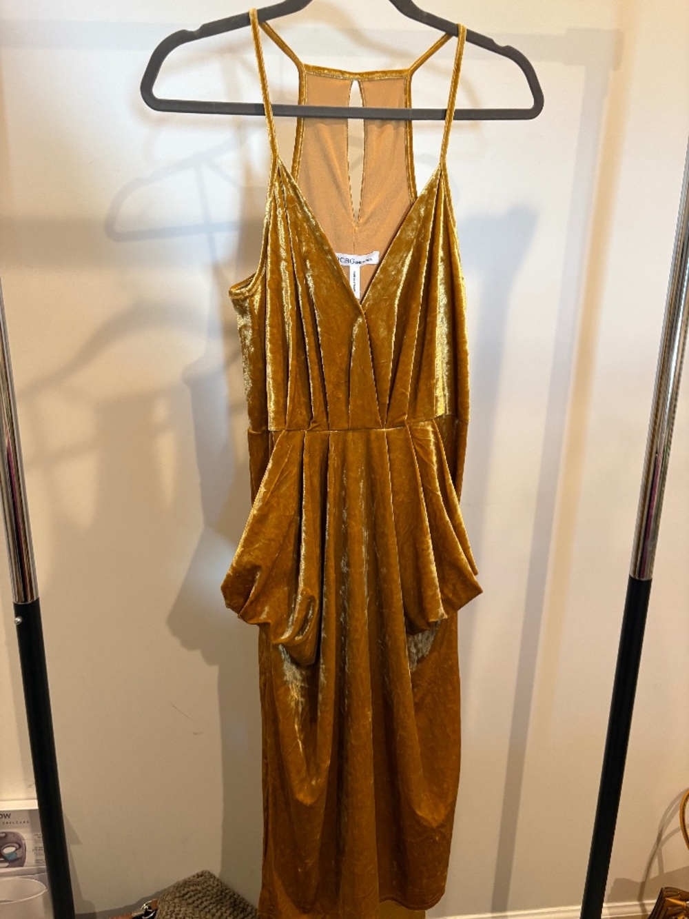 BCBG generation velvet midi size small NWT